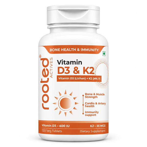 Rooted Actives Vitamin D3 & K2