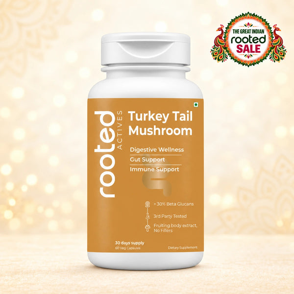 Turkey tail mushroom capsule