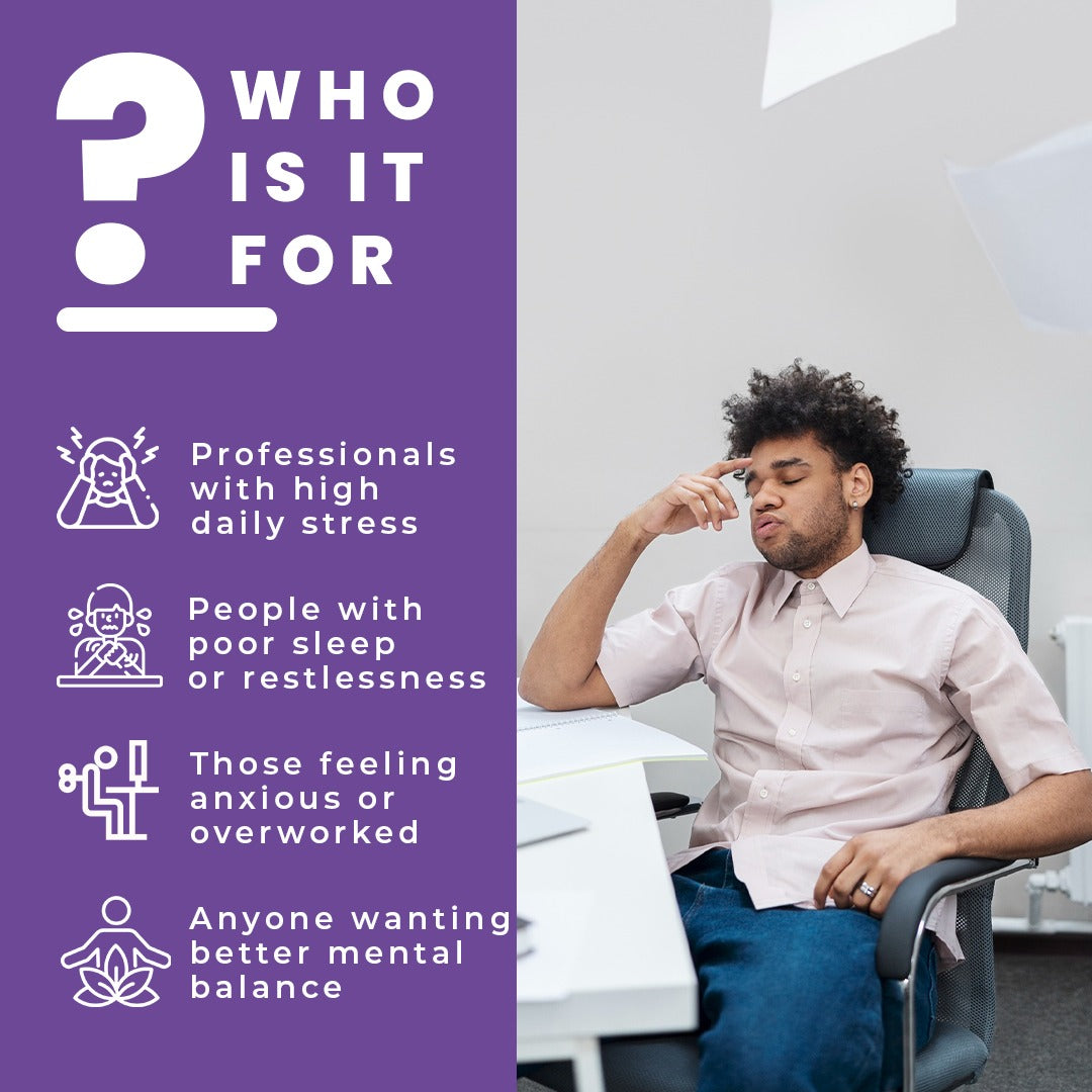 Calm Tablets | Stress Relief & Mood Support with KSM-66 Ashwagandha,  L-Theanine and Magnesium Glycinate