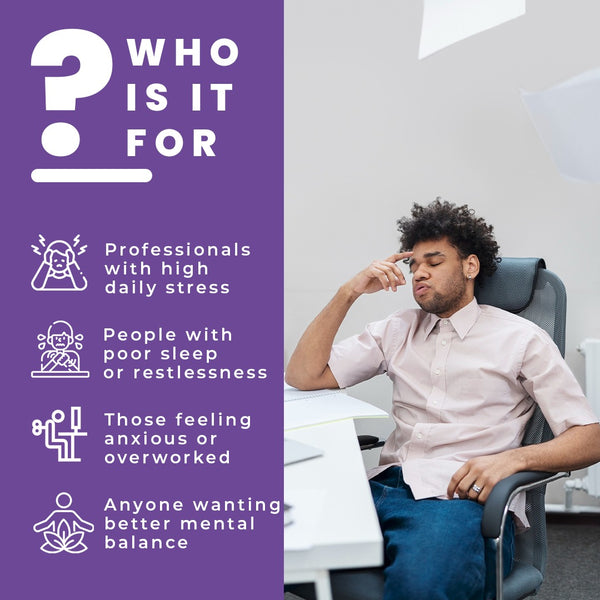 Calm Tablets | Stress Relief & Mood Support with KSM-66 Ashwagandha,  L-Theanine and Magnesium Glycinate