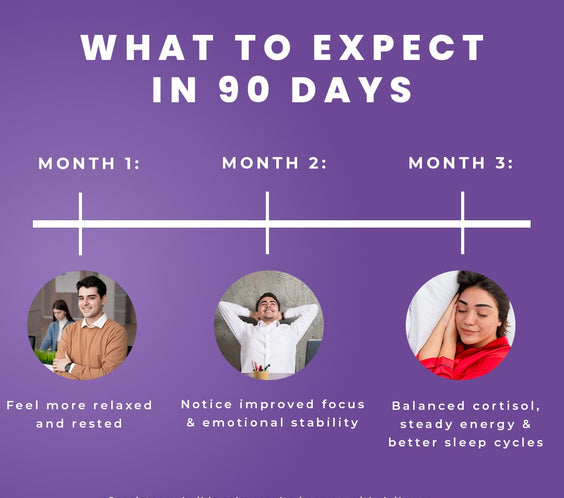 Calm Tablets | Stress Relief & Mood Support with KSM-66 Ashwagandha,  L-Theanine and Magnesium Glycinate