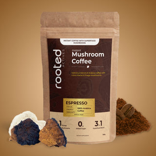 Mushroom Coffee | Lion’s Mane & Chaga | Espresso Flavour | Focus & Clean Energy