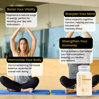 Peruvian Maca Root capsules for Energy, Hormonal Balance & Vitality