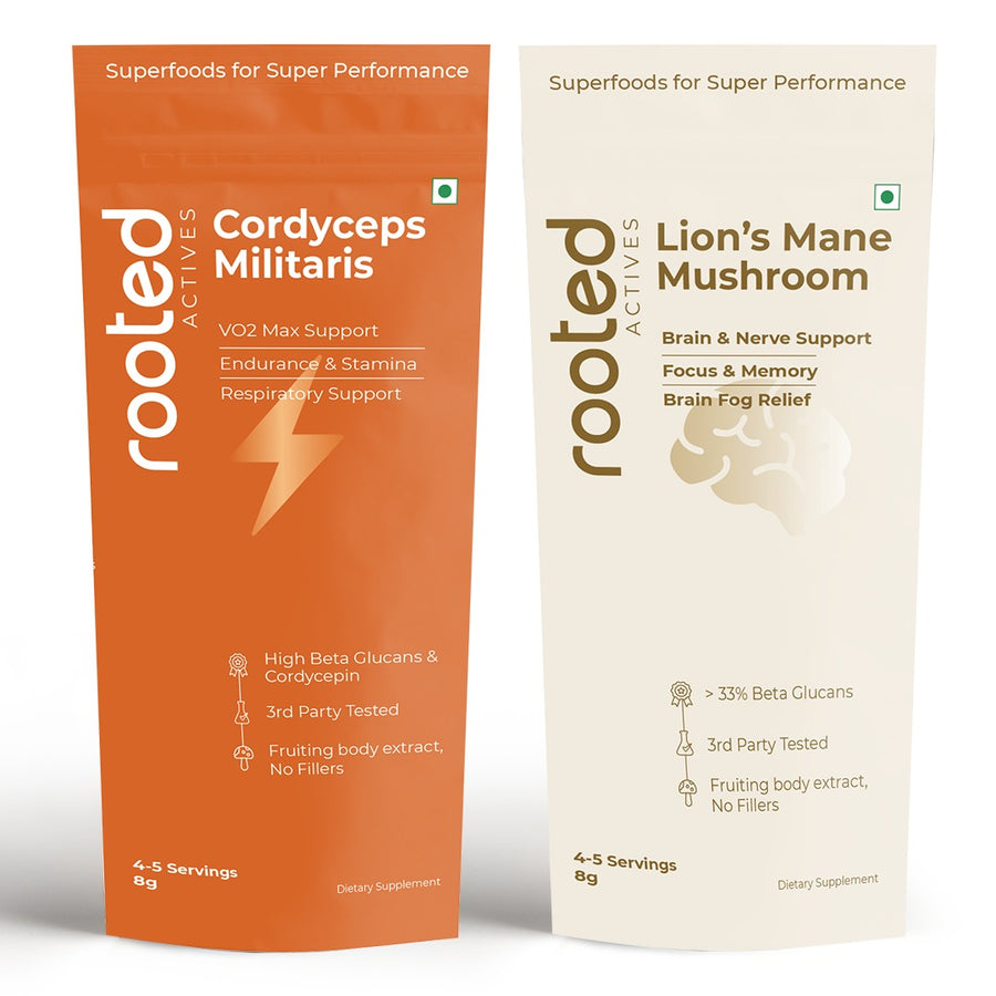 Lion's Mane Mushroom & Cordyceps Mushroom Sample Packs