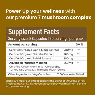 7 Mushrooms Complex Capsules