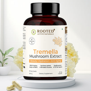 Tremella Mushroom Extract Capsules for Skin Hydration, Glow & Cellular Repair