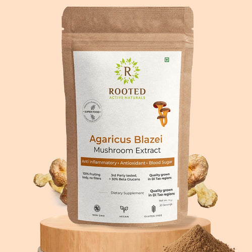 Agaricus Blazei Extract Powder for Inflammation, Blood Sugar Support & Antioxidant Defense