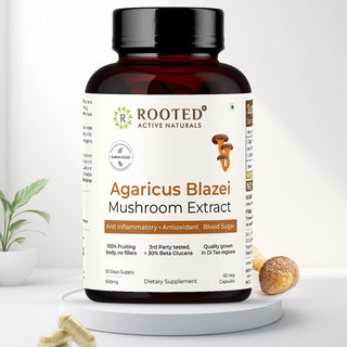 Agaricus Blazei Extract Capsule for Inflammation, Blood Sugar Balance & Antioxidant Support