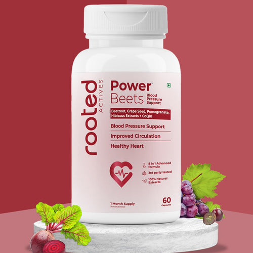 Power Beets BP Support – Beetroot & CoQ10 Formula for Balanced Blood Pressure