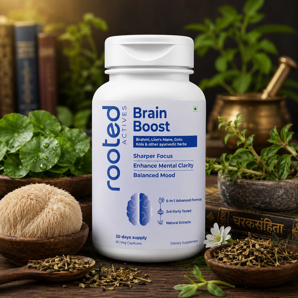 Rooted Actives Brain Boost Capsules