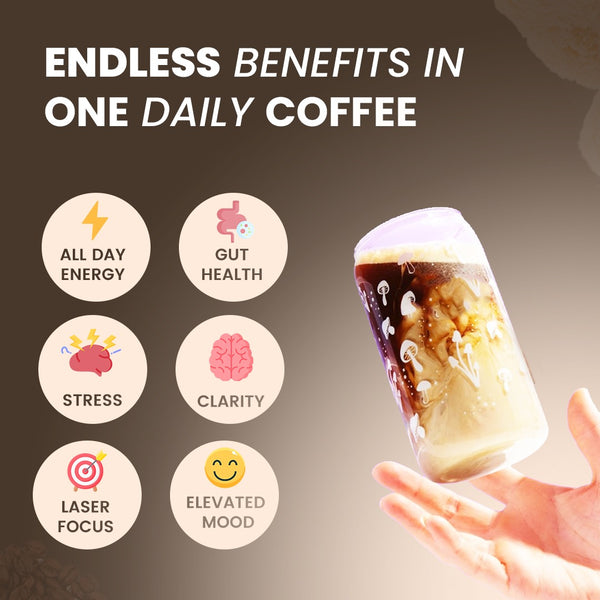 Wellness Mushroom Coffee for Focus, Energy & Calm
