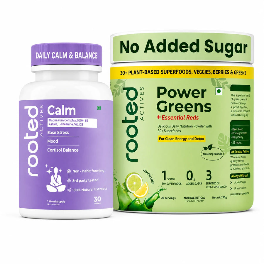 Calm & Greens Duo (Calm + Power Greens)