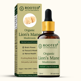 Organic Lion's Mane mushroom liquid extract,  30 ml, 30 Servings