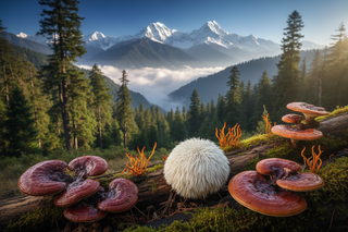 Driven to making a difference I started Rooted Active's in the pristine environs of Shimla, Himachal Pradesh and we discovered our first star - Functional Mushroom extracts. We started off exploring mushrooms, their extracts, bio compounds, massive trials and tests etc and launched our range of extracts.