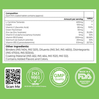 Rooted Actives Male Fertility Support Tablets | Sperm Count, Motility & Volume Support | 9-in-1 Formula | 60 Tablets