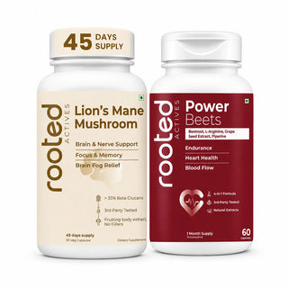 Brain & Endurance Duo (Lion's Mane + Power Beets)