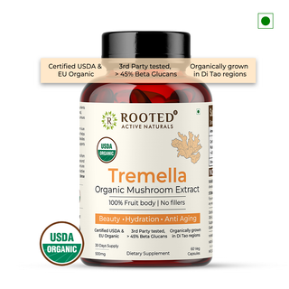 USDA Organic Tremella Mushroom Extract Capsules