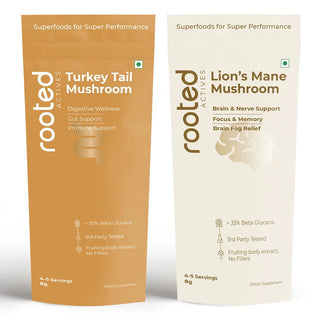 Lion's Mane Mushroom & Turkey Tail Mushroom Sample Pack